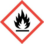 Gevarenpictogram: ontvlambaar (GHS02)